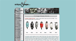 Desktop Screenshot of antiquevespa.com